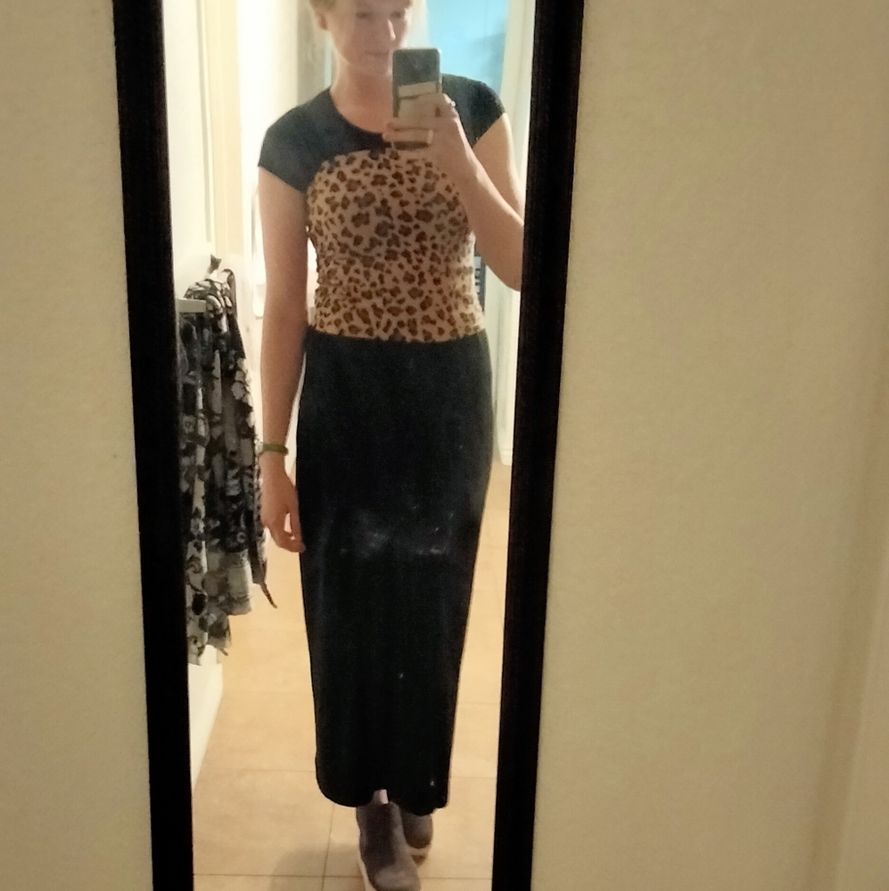 Vintage long black skirt